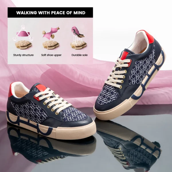 Women's Shoes Luxury Brand Flat Casual Shoes Letter Printed Breathable Comfortable Fashion Woven Sneakers - Image 3