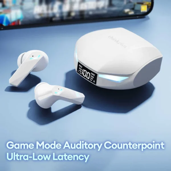 New Lenovo GM2 PRO MAX Wireless Bluetooth 5.4 Earphones LED Digital Display Waterproof Earbuds Noise Cancelling Gaming Headset - Image 3