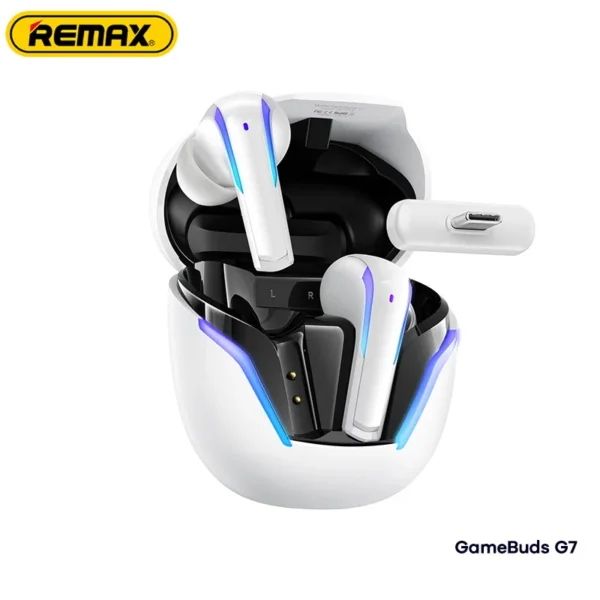 REMAX 2.4G Gaming True Wireless Stereo Earbuds Bluetooth 5.4 Earphone IPX4 Waterproof With Colorful Light Headset GameBuds G7 - Image 3