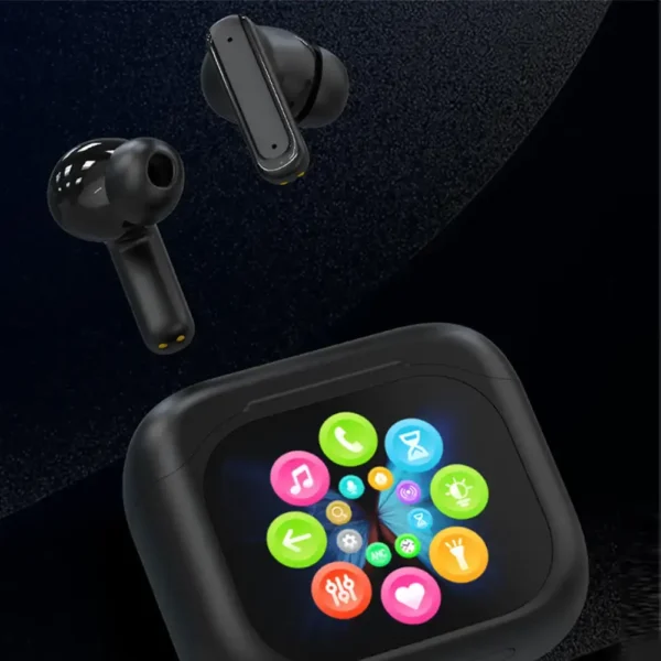 Bluetooth Translation Headset Color Touch Display Screen Wireless In-Ear Earphone Stereo ANC Noise-Cancelling Sports Earphone - Image 3