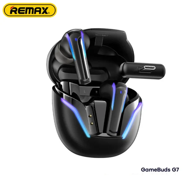 REMAX 2.4G Gaming True Wireless Stereo Earbuds Bluetooth 5.4 Earphone IPX4 Waterproof With Colorful Light Headset GameBuds G7 - Image 2