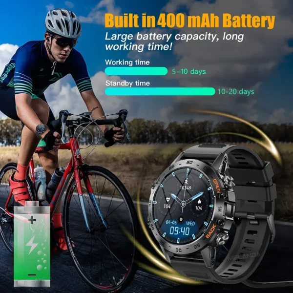 MEVADEN Steel 1.39 Bluetooth Call Smart Watch Men Sports Fitness Tracker Watches IP67 Waterproof Smartwatch for Android IOS MD52 - Image 6