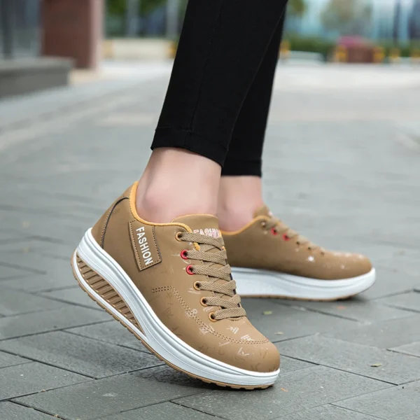 Women Shoes Spring Autumn Fashion Platform Sneakers Women Plus Size Lacing Casual Loafers Shoes for Women Zapatos De Mujer - Image 6