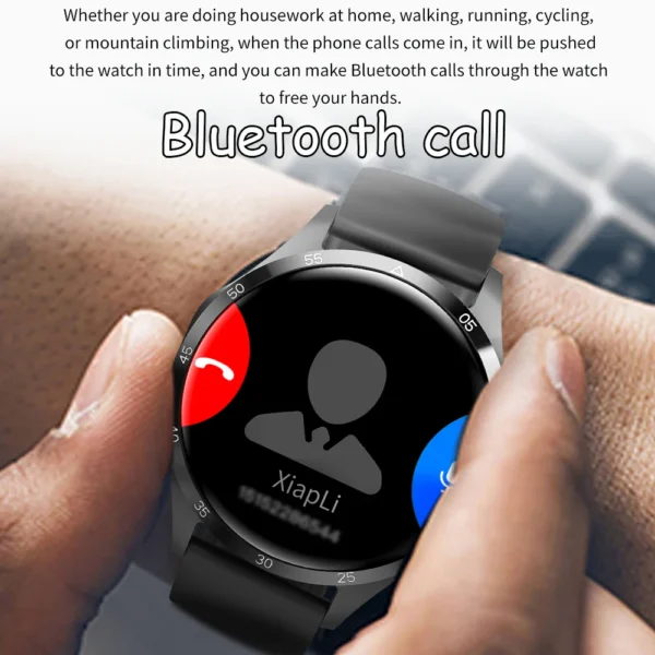 2024 For Android GT4 Pro GPS NFC Smart Watch Men 360*360 AMOLED Screen Heart rate Bluetooth Call IP68 Waterproof Man Smartwatch - Image 5