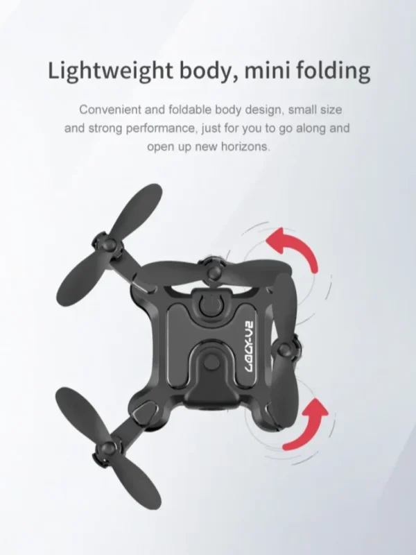 Xiaomi V2 Mini Drone Professional HD Camera 5G Wifi FPV Air Pressure Altitude Hold Foldable Quadcopter RC Drone Toys New UAV - Image 5