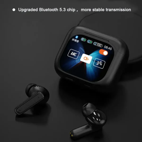 Bluetooth Translation Headset Color Touch Display Screen Wireless In-Ear Earphone Stereo ANC Noise-Cancelling Sports Earphone - Image 4