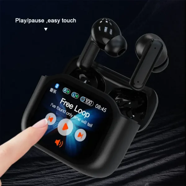 Bluetooth Translation Headset Color Touch Display Screen Wireless In-Ear Earphone Stereo ANC Noise-Cancelling Sports Earphone - Image 5